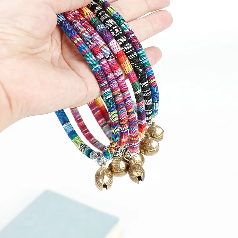 Стильные ошейники для питомцев милое ожерелье хлопковые модные щенков с