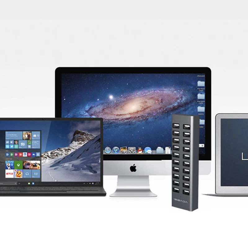 20 портов Мульти USB 2 0 концентратор высокоскоростной передачи данных быстрое