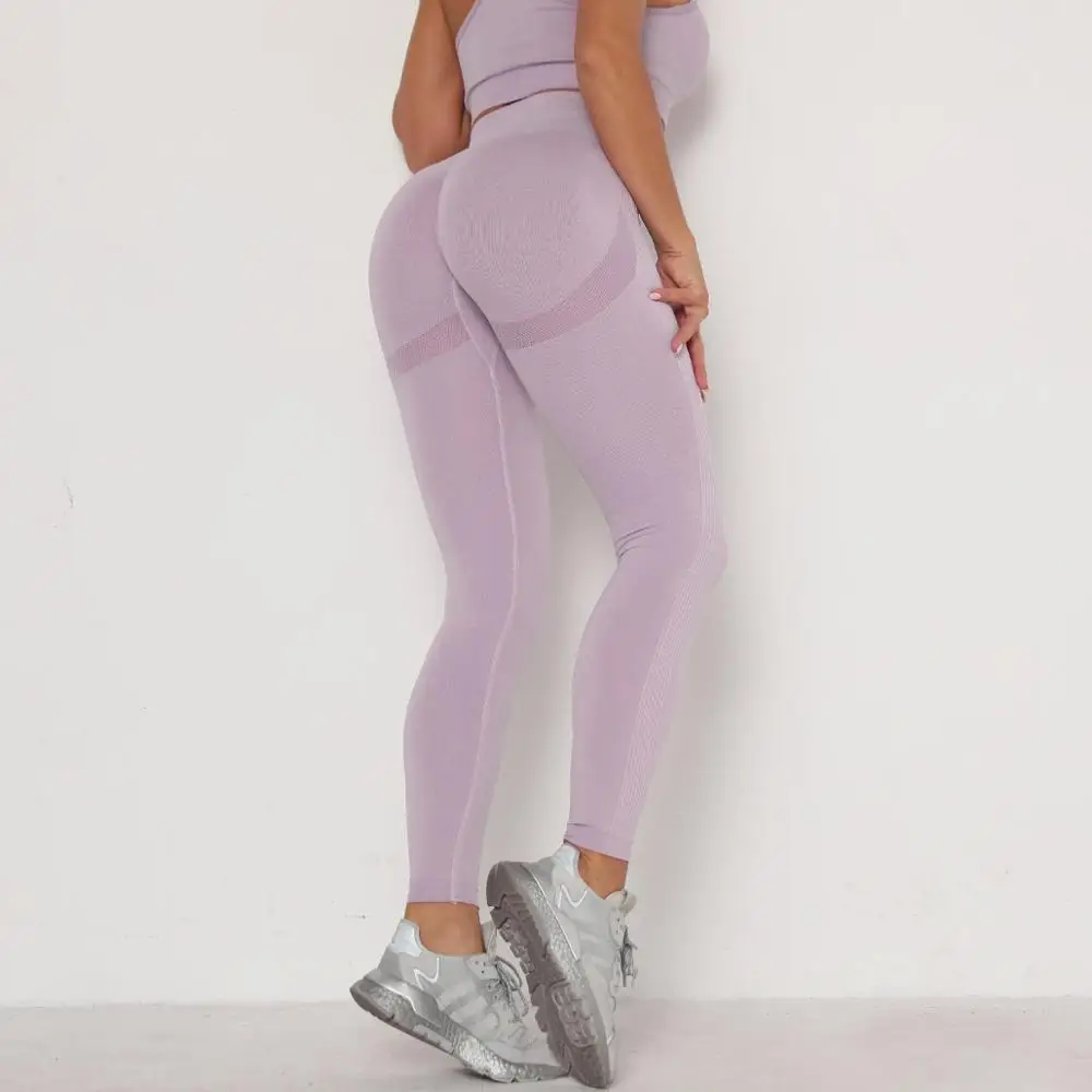 

High Waist Seamless Leggings Women Running Pilates Yoga Pants Push Up Leggings Sports Fitness Elastic Trousers Gym Girl Tights