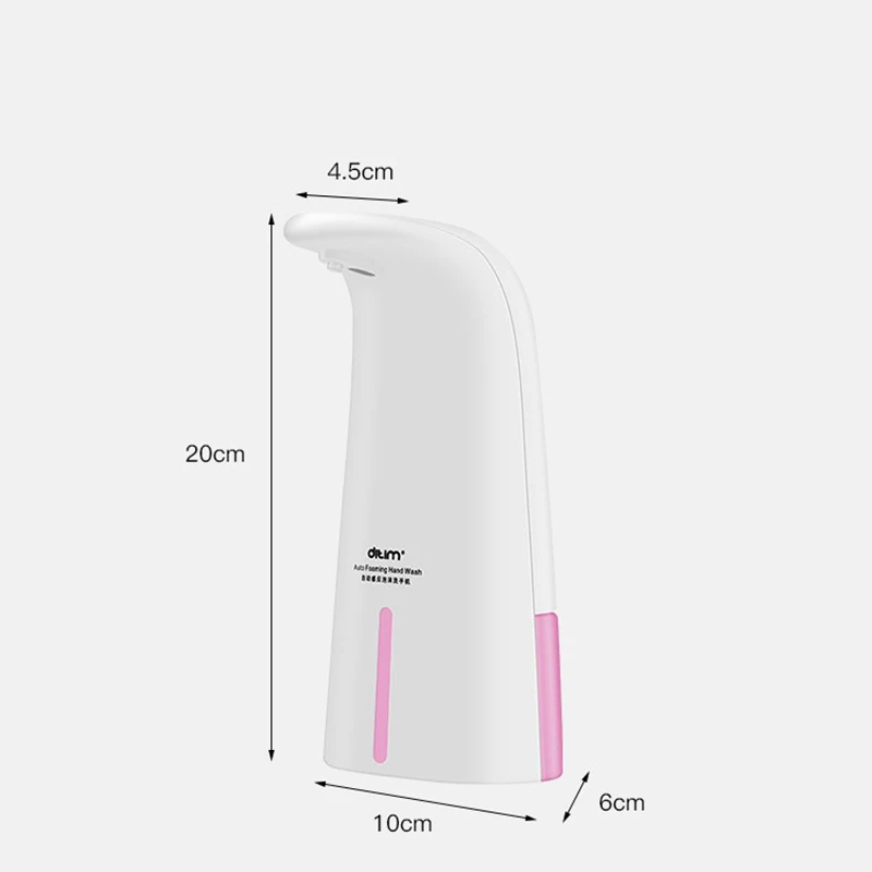 

BEEMSK automatic induction foam washing machine 250ml Automatic Foam Dispenser Smart Induction Foam Liquid Soap Dispenser