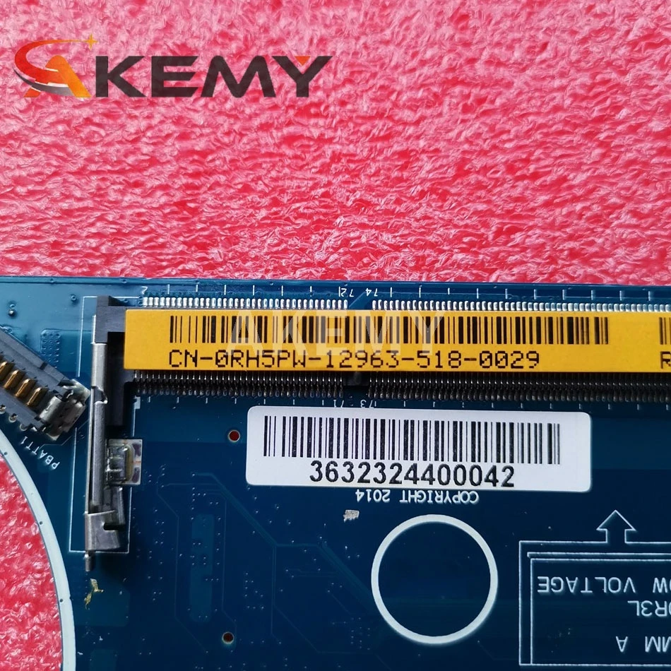 

For DELL E5450 Laptop Motherboard 017FG2 17FG2 With SR23V i7-5600 2.60GHz CPU 840M 2GB ZAM71 LA-A903P