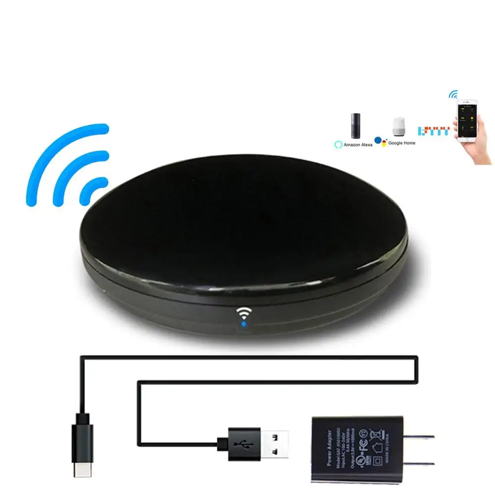 

Smart IR Remote Controller All in One WiFi IR Blaster Controller Smart Universal Infrared Remote Control Repeater Hub for AC TV