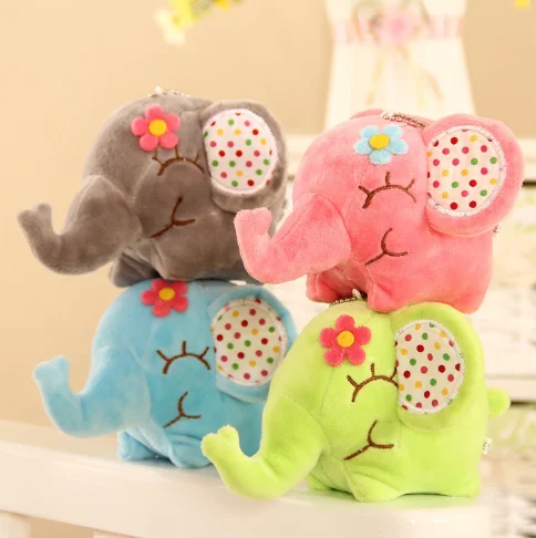 Милая плюшевая кукла слон мягкая игрушка присоска машина & комната оконная