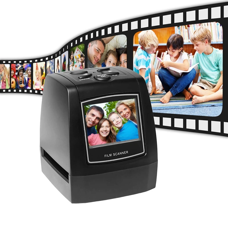 Portable Photo Negative Film Scanner 35/135mm Converter with 2.36 Lcd Built in Editing Software Digital Slide Viewer | Компьютеры и