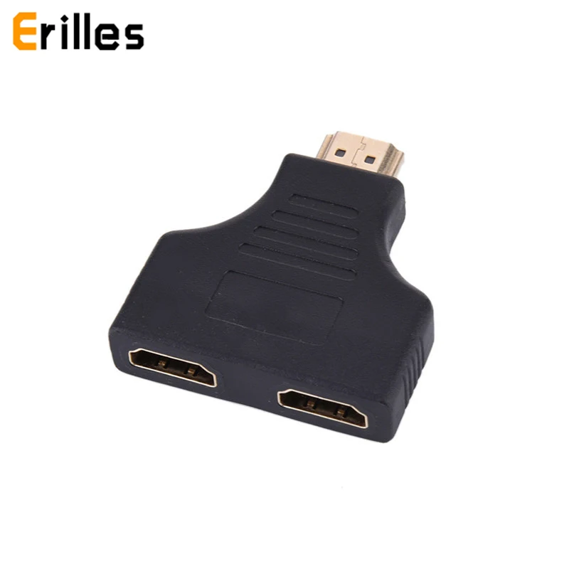 1080P 1 в 2 Выход HDMI Y Splitter адаптер мужской на Женский Onversion Head женский коммутатор