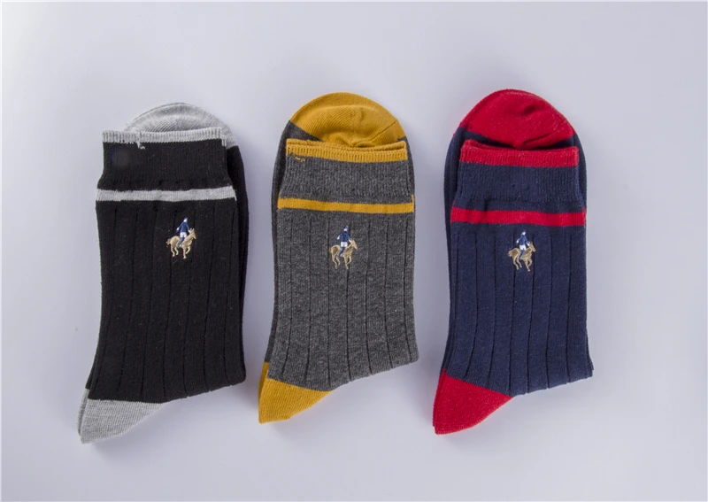 2020 высокое качество подлинный бренд 5 пар/лот мужские носки хлопковые полосатые