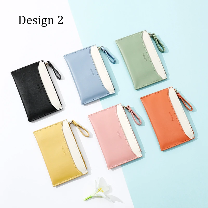 Роскошные брендовые кожаные маленькие кошельки женский короткий кошелек на