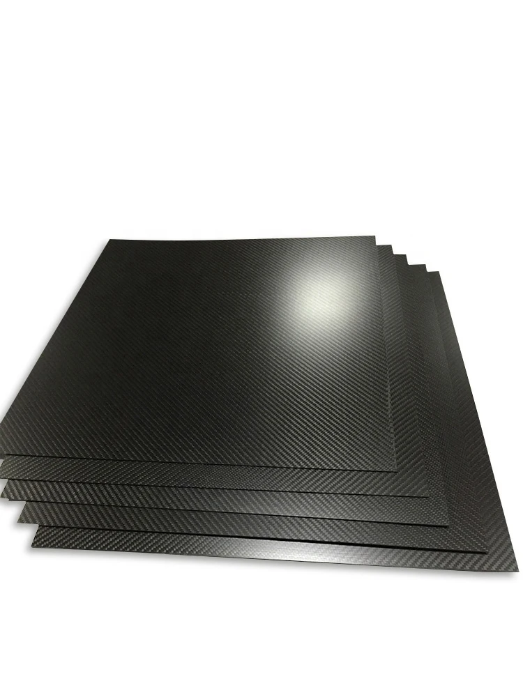

1pcs 400*400*2.5mm 3K pure carbon fiber board carbon fiber sheet