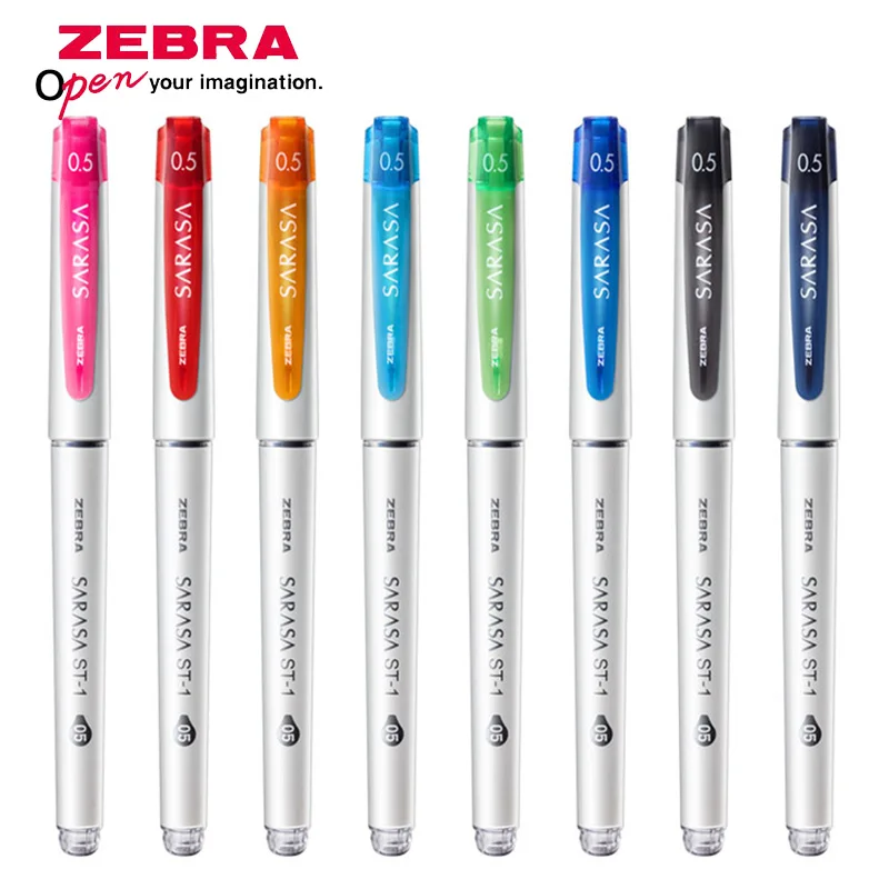 

ZEBRA SARASA Color Neutral Pen JJZ58 0.38/0.5mm Candy Color Pen Clip Large Capacity Pen Students Take Notes