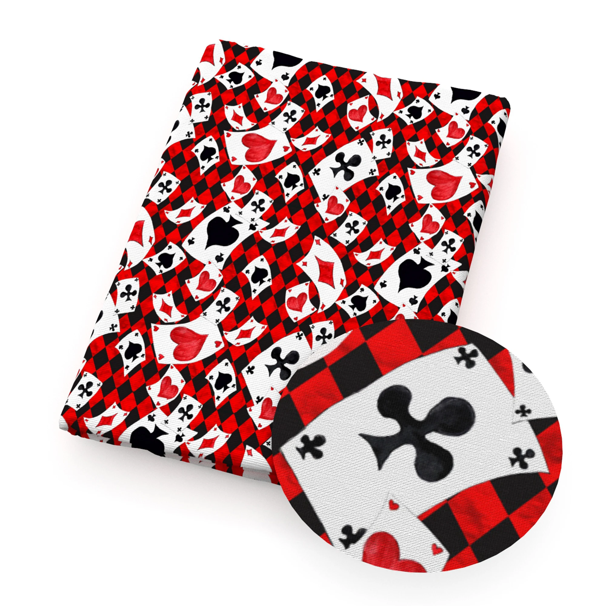 Покерная шапка ключ цветочный полиэстер хлопчатобумажный материал ткань