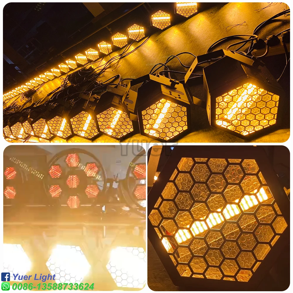 Диско светодиодный RGBW мини-вспышка для сцены DJ Янтарный окрашенный стробоскоп