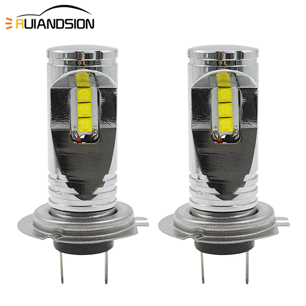 Высокая Мощность Автомобильный светодиодный H7 H8 H11 9005 9006 Canbus 6SMD XT E чипов 60 Вт