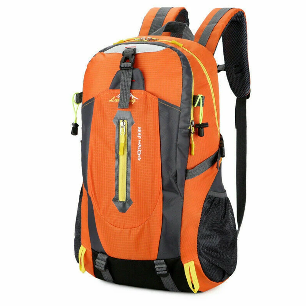 style2-orange 40л 6 цветов открытый спортивный альпинистский рюкзак Кемпинг Туризм Треккинг Рюкзак Путешествия Водонепроницаемый чехол велосипедные сумки - Цвет: style2-orange