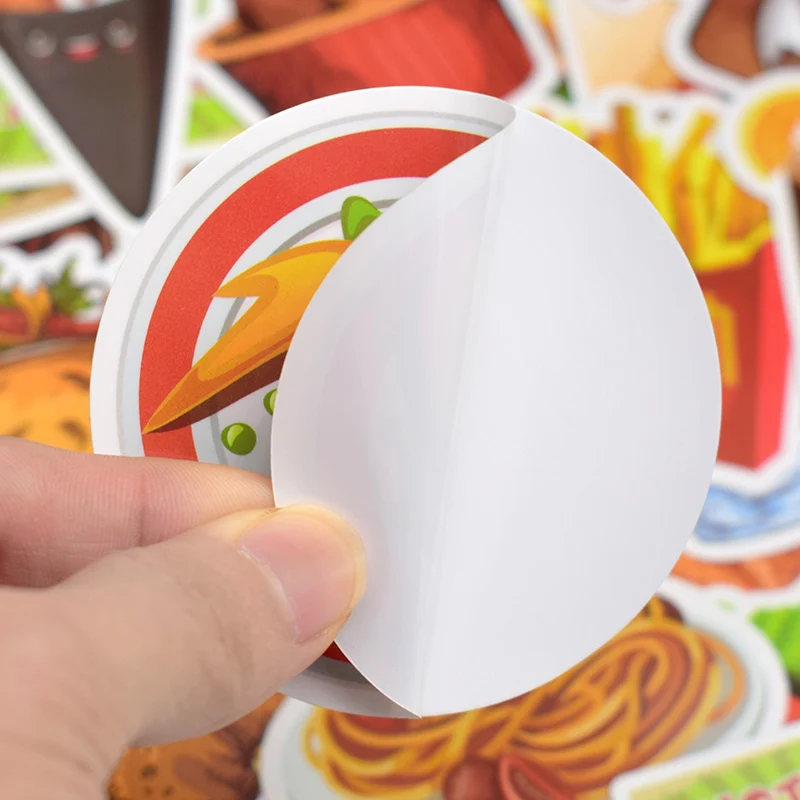 TD ZW 50 шт гамбургер фри вкусные наклейки для быстрого питания сноуборда ноутбука