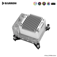 barrow cpu water cooling integrated pump water tank for intel115x 1200 1700x99x299 multi platform cpu block ltprk 04i