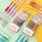 Гелевая ручка, выдвижная, 0,5 мм, 6 цветовнабор