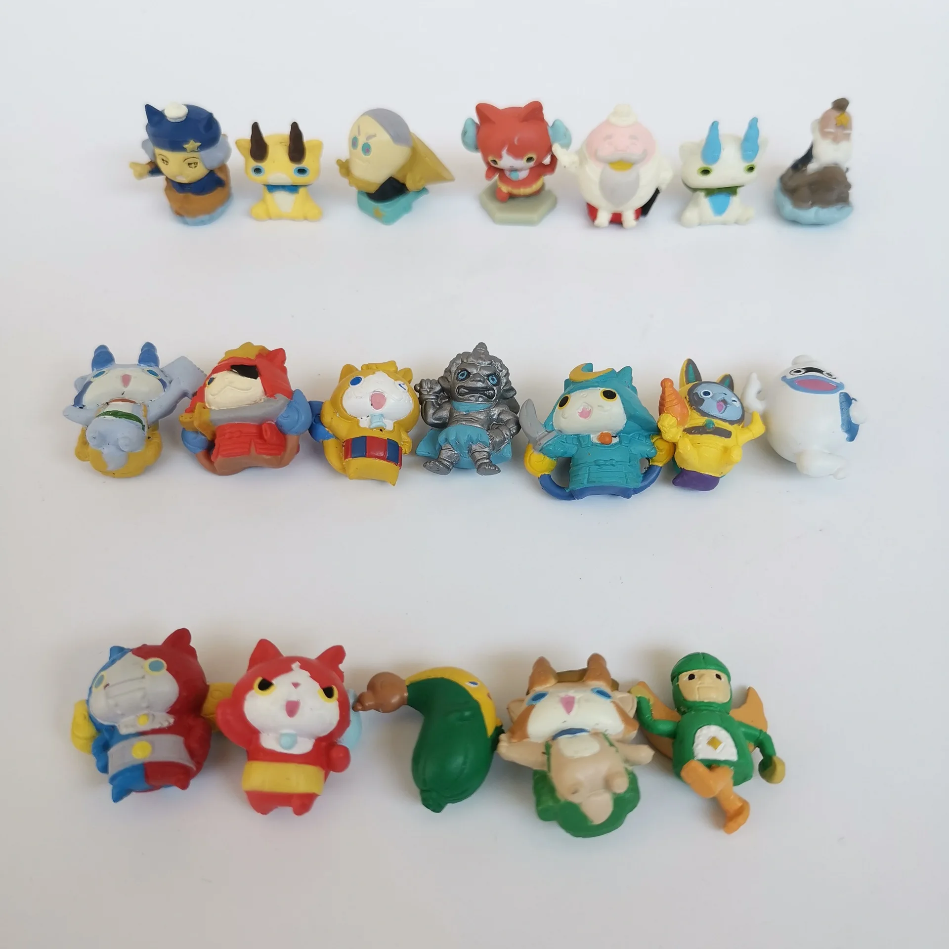 Skyleshine 100 шт./лот японские Мультяшные часы Yokai экшн фигурки Ultraman Man детские игрушки