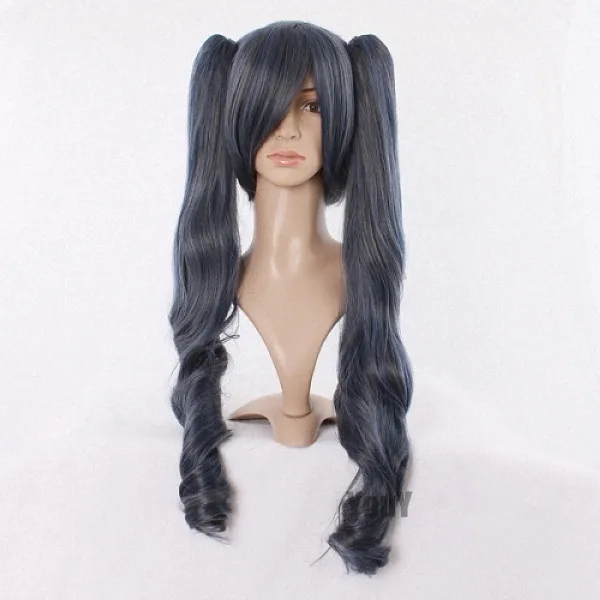 Парик для косплея черного Батлера Kuroshitsuji небесно-голубого цвета с волосами и