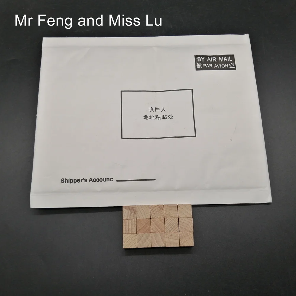 10 мм 3*5 шт деревянный куб головоломка лазерная гравировка процесс Принять