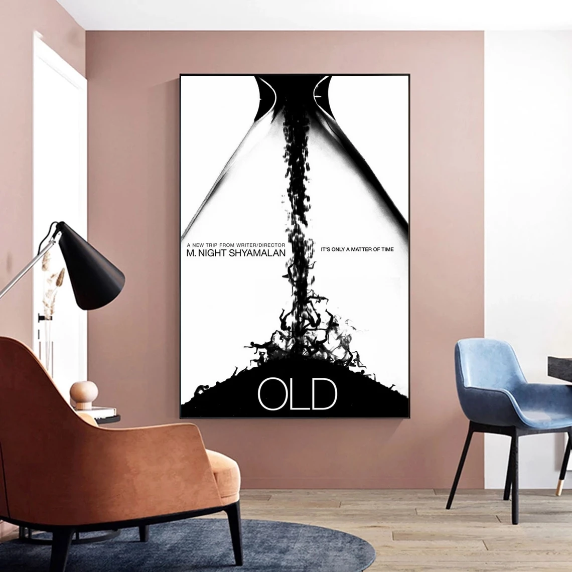 

Плакат с изображением старого м ночного шямалана, настенная живопись, украшение для дома (без рамки)