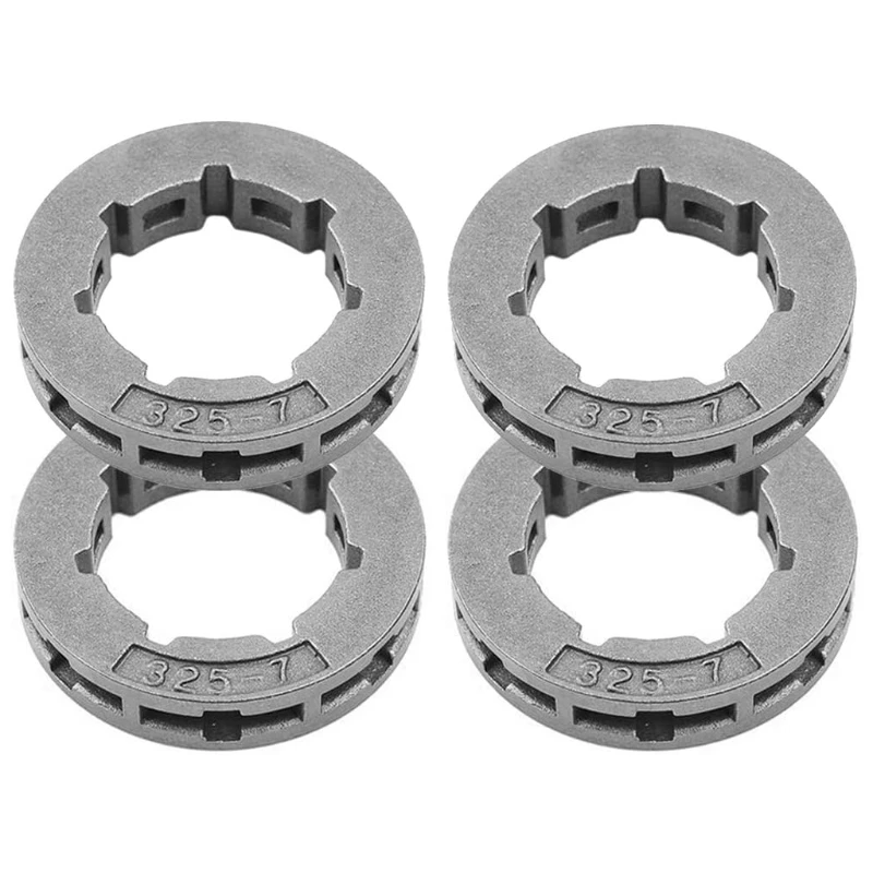 

4pcs Sprocket Rim 325" 7 Tooth for 340 345 346XP 350 353 357 359 50 51 55 40 45 Chainsaw Replacement Parts