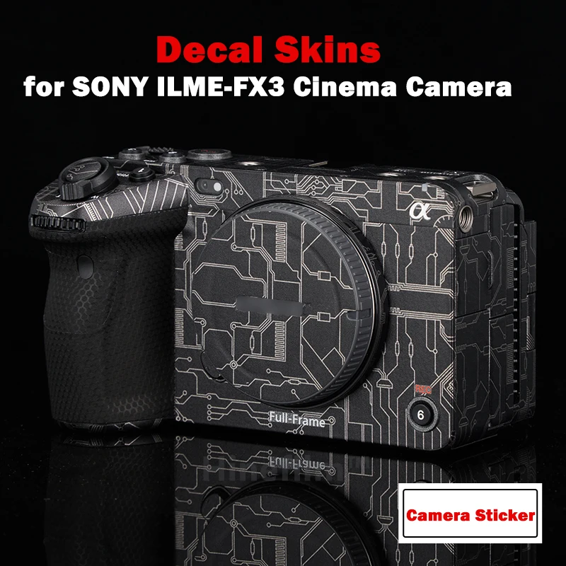 

FX3 Anti-scratch Cover Film 3M Material Premium Decal Skin for Sony FX3 Camera Skin Decal Protector Sticker
