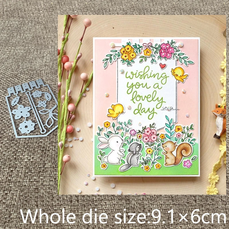 

New Design Craft Metal stencil mold Cutting Dies Vertical Banner decoration scrapbook die cuts Album Paper Card Craft Embossing