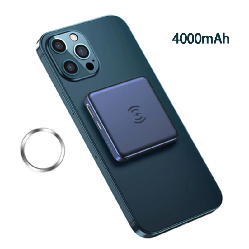 Портативный внешний магнитный беспроводной мини-аккумулятор 22 Вт 4000 мАч |