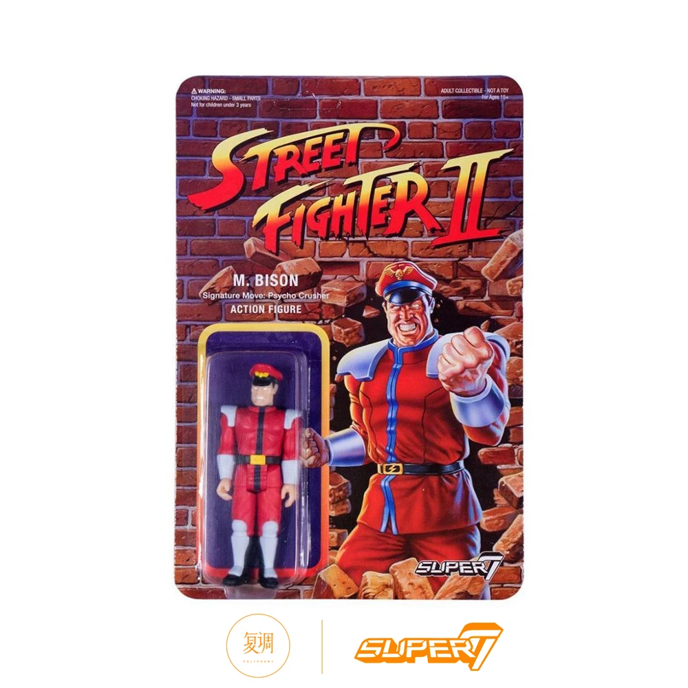 

Street Fighteres M.Bison Vintage Card and Joints Movable Action Figure Model Toys Limited Collection Birthday Gifts