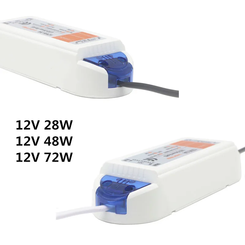 12 V Питание адаптер переменного тока 110 В 220 до трансформатор освещения 100 Вт 72 48W 28W