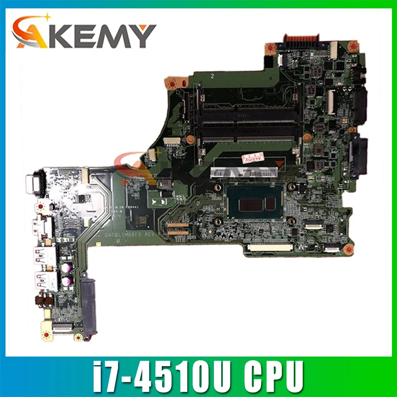 

AKEMY материнская плата для ноутбука TOSHIBA Satellite L55T-B L55-B L55T основная плата A000296880 DA0BLIMB6F0 i7-4510U процессор