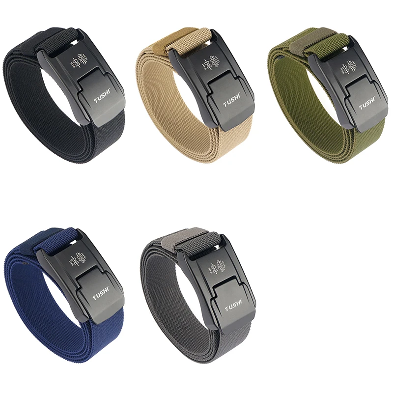 Официальный подлинный эластичный пояс HSSEE мужской жесткий нейлон с пряжкой из