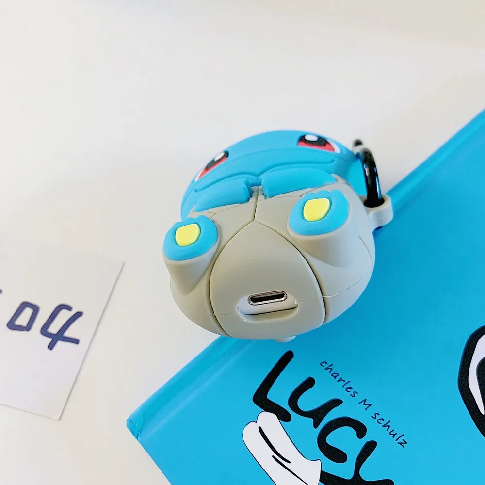 3D Мультяшные сказочные наушники, силиконовый мягкий чехол для AirPods 1 2, bluetooth-гарнитура, зарядная коробка, Защитная крышка с крючком
