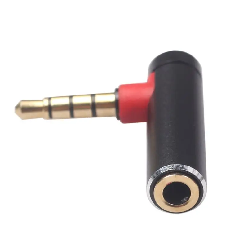 

3.5mm Male to Female Adapter 90 Degree Right Angle Converter L-shaped Elbow 203A