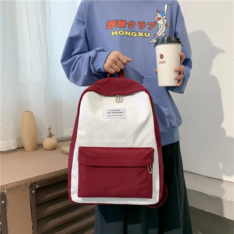 

New Trend Female Kawaii Backpacks Fashion Waterproof Women Laptop Backpack School Bags For Teenage Girls Shoulder Bags Back Bag
