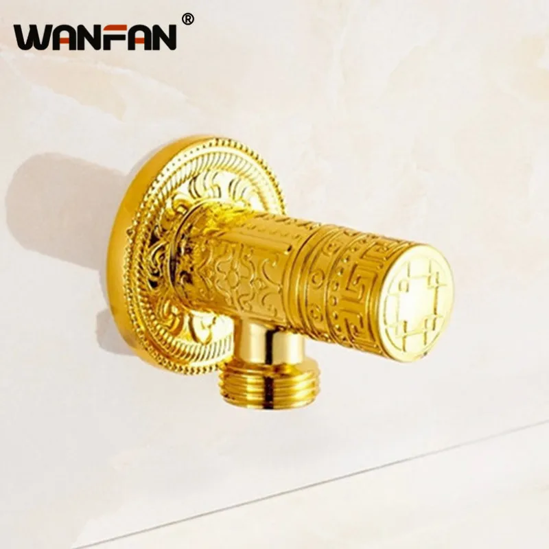Роскошный резьбовой клапан для заправки высококачественный античный латунный и