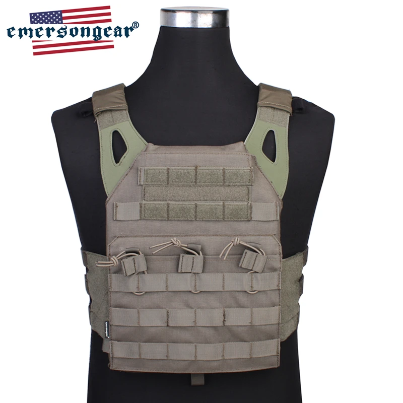 FG Emerson gear Emerson JPC тактический жилет бронежилет нейлон Molle защитная пластина Перевозчик военный страйкбол боевой CS Wargame gear - Цвет: FG
