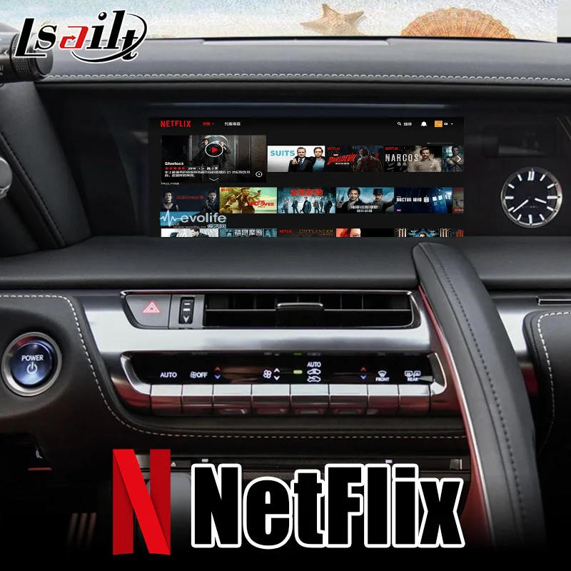 4G Lsailt CarPlay/ Android мультимедийный видеоинтерфейс для Lexus LC500h 2018 года выпуска с YouTube