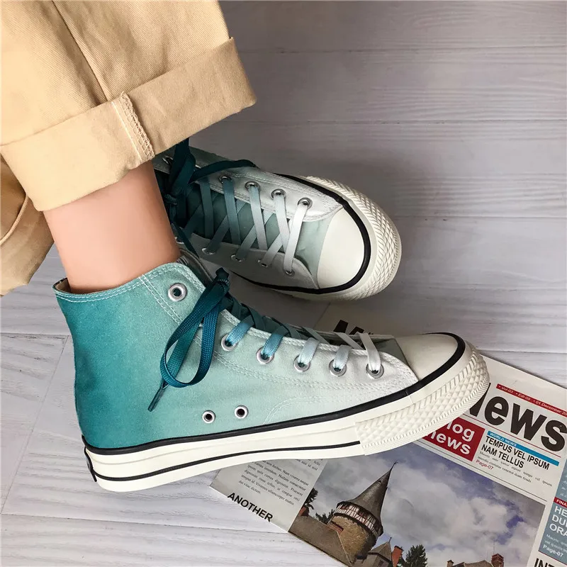 Кроссовки мужские классические с высоким берцем для скейтборда дышащая