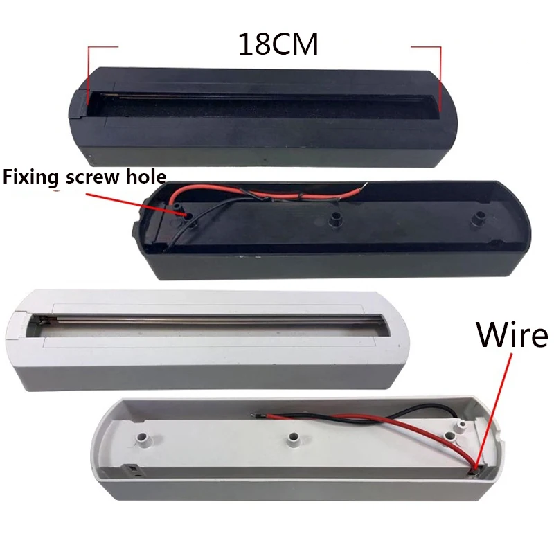 Светодиодный светильник для трека 1 м алюминиевая арматура 0 5 20 см 2 проводные