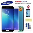 ЖК-дисплей AMOLED для Samsung Galaxy C7 Pro C7010, ЖК-дисплей с сенсорным экраном и дигитайзером в сборе, Замена ЖК-дисплея Для C7 pro