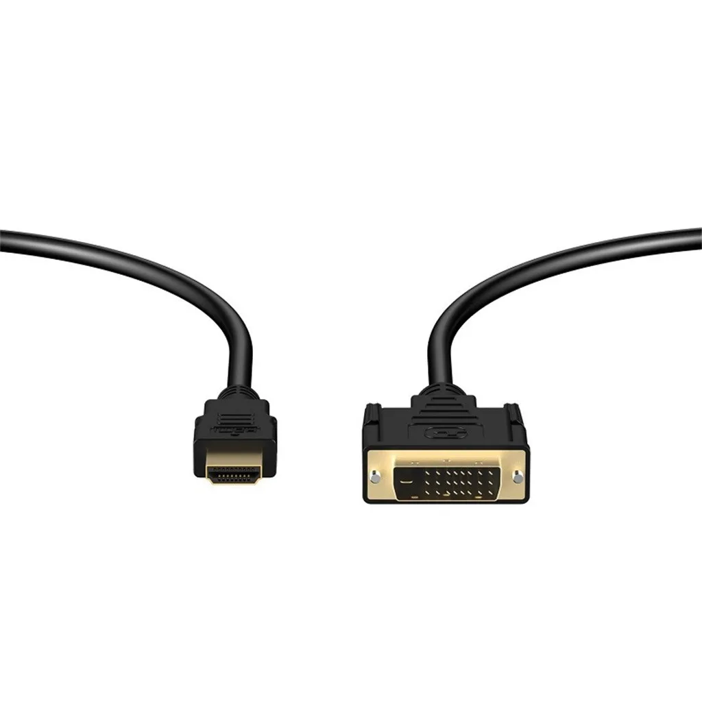6 футов HDMI к DVI D 24 + 1 мужской золотой Кабель адаптер HDTV светодиодный ЖК шнур
