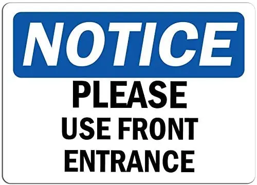

Notice Sign Pool Capacity People Warning Traffic Notice Road Safety Street Metal Tin Sign 12 X 8 Inch