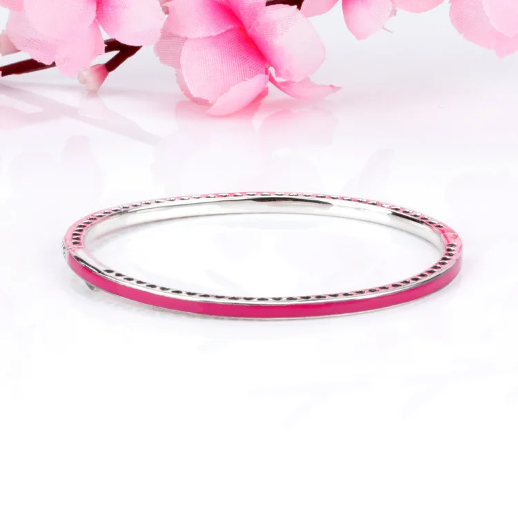 

Authentic 925 Sterling Silver Pan Bracelet New Versatile And Shining Heart Creative Bracelet Fit Diy Charm Women Jewelry