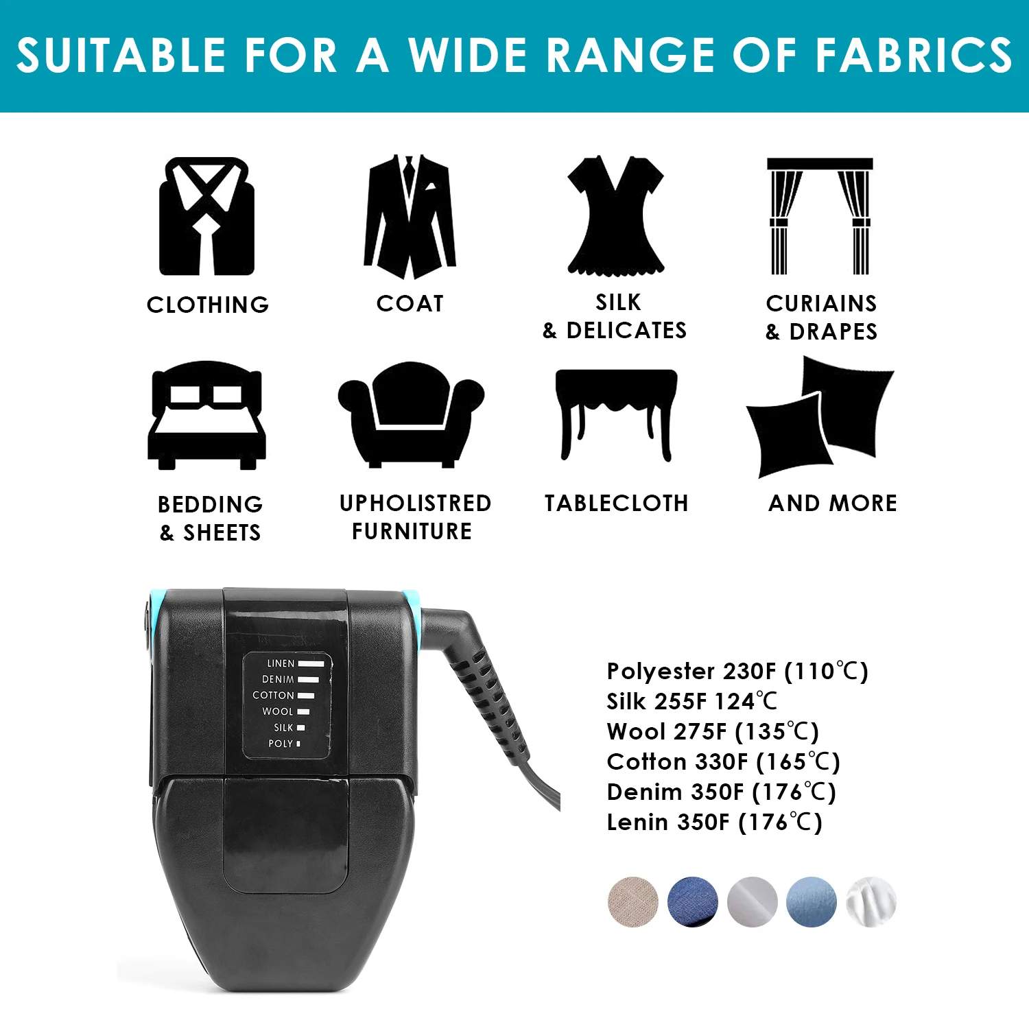 Портативный железа Touchup дорожный Утюг идеальный складной мини 60 Вт для домашнего