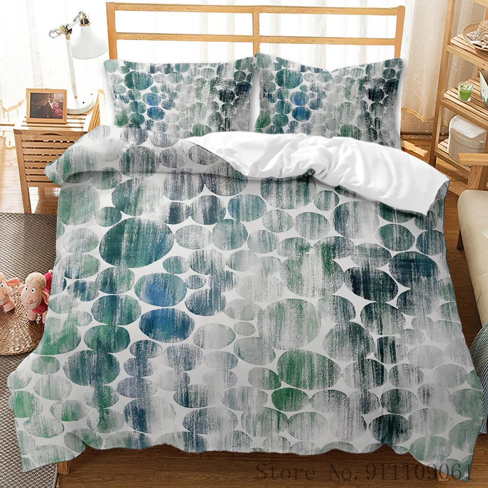 Простой индивидуальный Комплект постельного белья с несимметричным рисунком