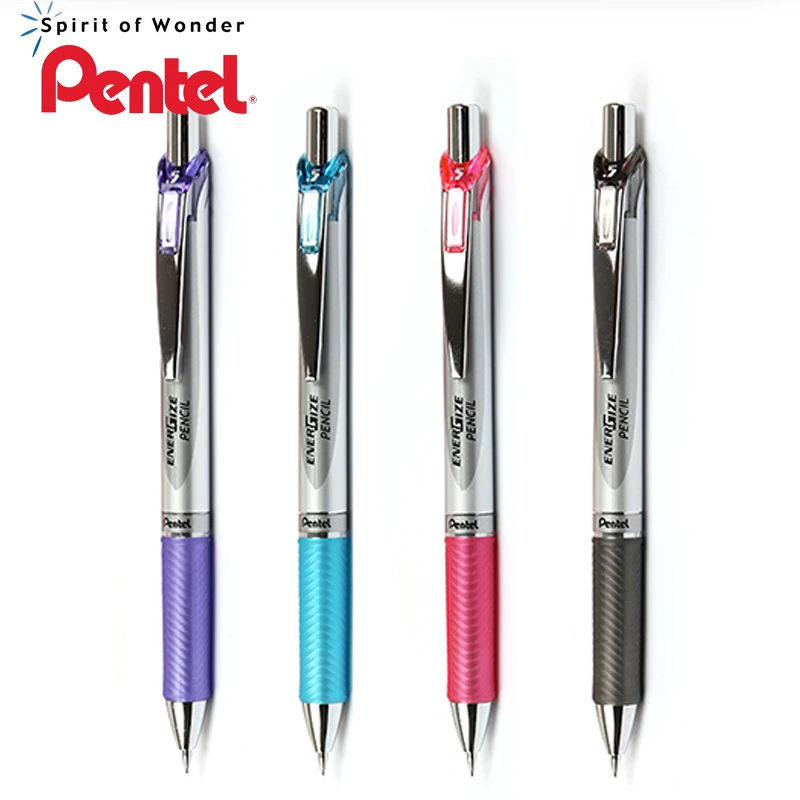 

4 Pieces Japan Pentel PL75 Mechanical Pencil 0.5mm Metal Pen Body