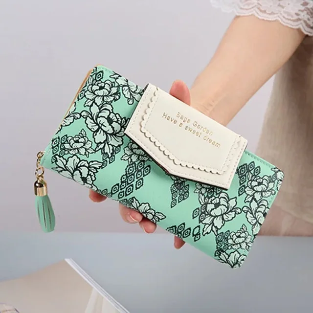 Кошелек женский длинный с ремешком 6 цветов | Багаж и сумки