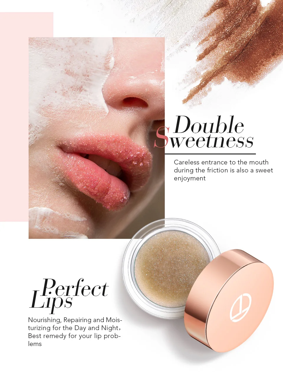 O.TWO.O увлажняющий бальзам для губ скраб для губ Макияж против старения Отшелушивающий полные губы удаляет мертвые для увлажнения кожи Уход за губами