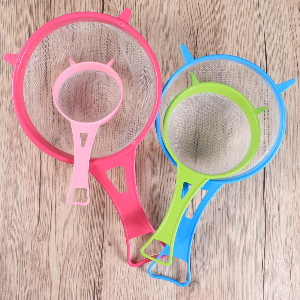 4 шт. фильтр для пищевых продуктов тонкая сетка пищевое пластиковое сито муки